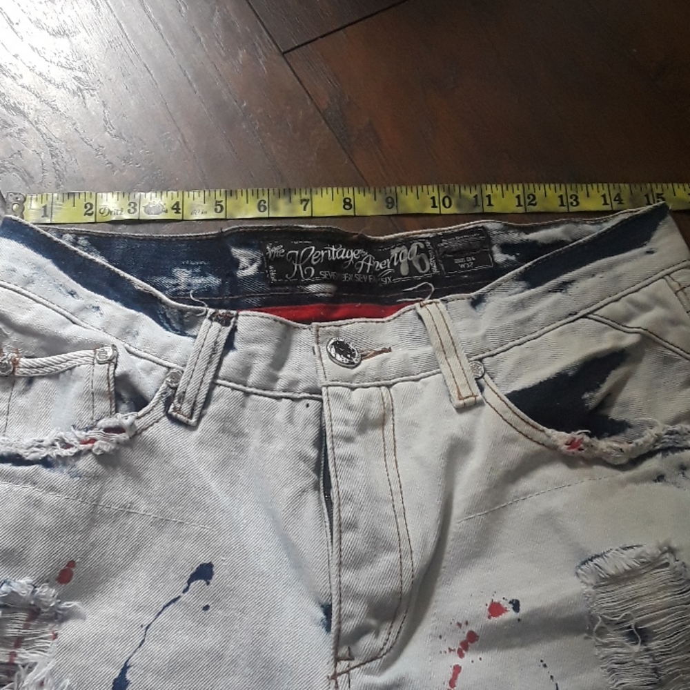 The Heritage By America 76 Denim Distillery shorts - Picture 11 of 16